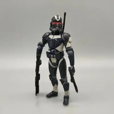 Buy 3.75  Star Wars Republic Shadow Utapau Dark Blue Clone Trooper Action Figure • 5.99£