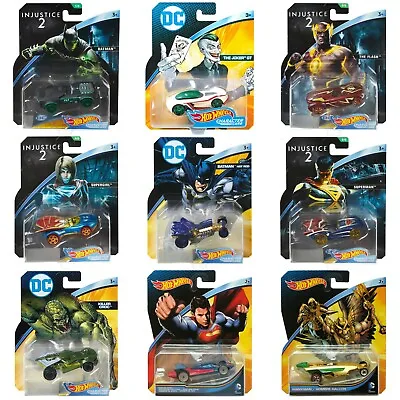 Buy Hot Wheels DC Universe Character Cars 1:64 Scale Diecast Vehicles (Pick A Style) • 9.99£