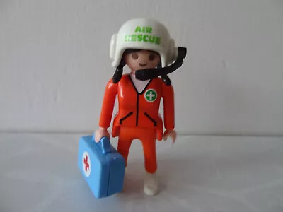 Buy PLAYMOBIL 3845 AIR RESCUE HELICOPTER Paramedic / Nurse  • 3.99£