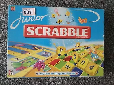 Buy Scrabble Junior Kids Board Game Mattel [no Rules 6 Blue Counters Missing] 907 • 4.75£