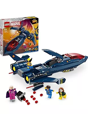 Buy LEGO Marvel: X-Men X-Jet Buildable Toy Plane With Superheroes Minifigures 76281 • 56.98£
