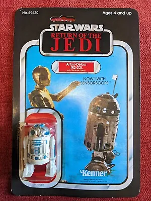 Buy Vintage Star Wars ROTJ R2-D2 (With Sensorscope) 65-Back MOC • 280£