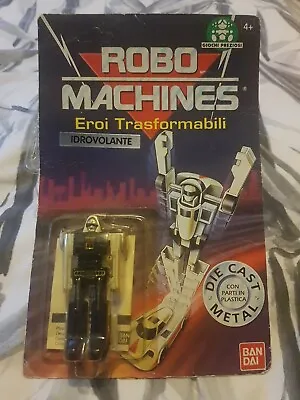 Buy Vintage Robo Machines Idrovolante Diecast Transformer Carded Unpunched • 49.99£