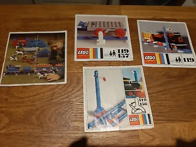 Buy Vintage 1970s LEGO System Train Instruction Booklets 119 156 & 157 • 7.40£