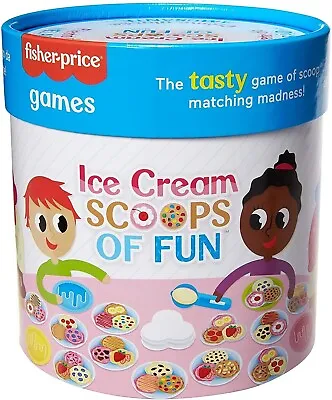 Buy Fisher Price Ice Cream Scoops Of Fun Game Kids Toy Party Christmas 3+  2-4 Play • 9.99£