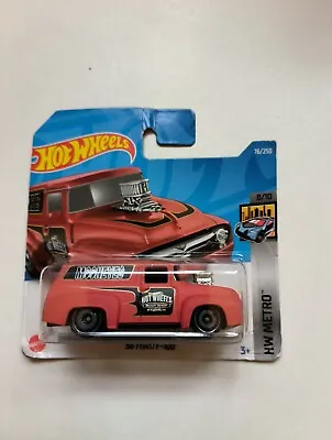 Buy Hot Wheels ‘56 Ford F-100, Mooneyes Red Livery, Short Card. • 7£