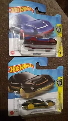 Buy 2  New Hot Wheels Coupe Clip Keychains  Black And Blue • 5.89£