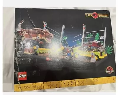 Buy Lego 76956 Jurassic World T Rex Breakout NEW SEALED FREE UK P&P Boxed Damage • 95£