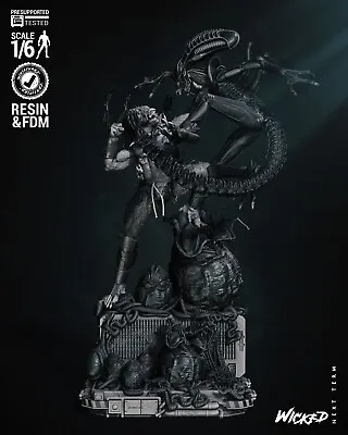 Buy Predator VS Alien Diorama Sculpture Figure - By Wicked • 169.99£