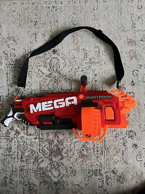 Buy Nerf Mega Mastodon Blaster Gun Battery Powered With Shoulder Strap And Darts • 29.99£