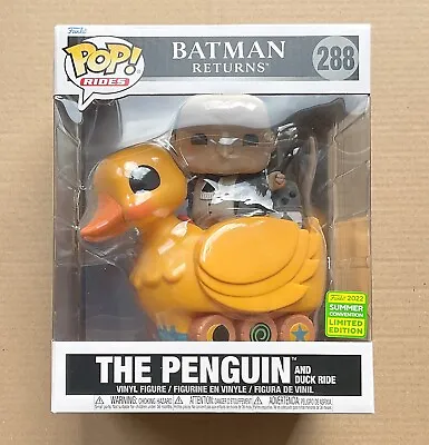 Buy Funko Pop Rides Batman Returns The Penguin & Duck Ride SDCC #288 + Protector • 44.99£