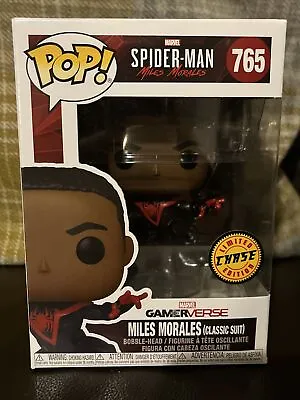 Buy Funko Pop! Marvel: Spider-Man: Miles Morales In Classic Suit... Chase • 10£