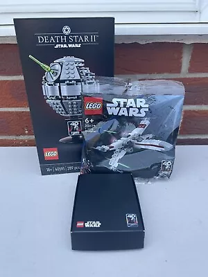 Buy Lego Star Wars 40591 Death Star May 4th GWP, Full SOLD OUT GWP Set X Wing Coin • 24.99£