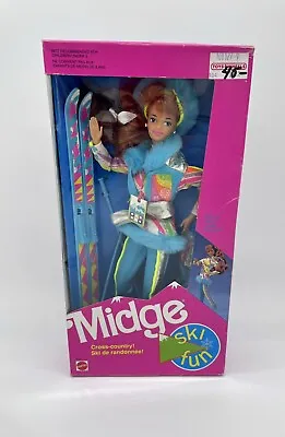 Buy 1990 Barbie Ski Fun Midge Nrfb • 214.42£