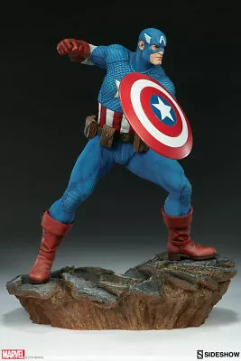 Buy Sideshow - Captain America 1/5 Statue - Avengers Assemble Diorama - MIB! • 428.38£