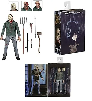 Buy Friday The 13th Part 3 3D Ultimate Jason Voorhees 7  Figure 2016 NECA Horror • 43.99£