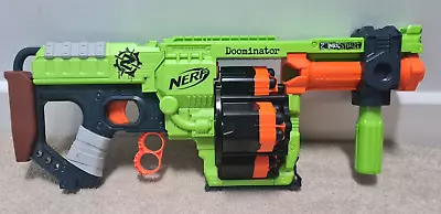 Buy Nerf Zombie Strike Doominator Dominator 24 Dart Gun Blaster Zombie Blaster Works • 13£