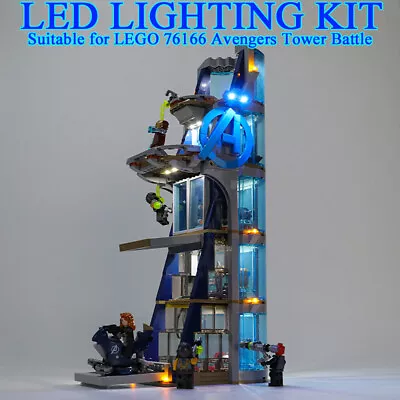 Buy LED Light Kit For LEGOs Avengers Tower Battle 76166 Lights Only • 29.88£