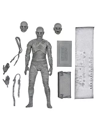 Buy NECA Universal Monsters Ultimate Mummy Black & White Action Figure • 46.99£