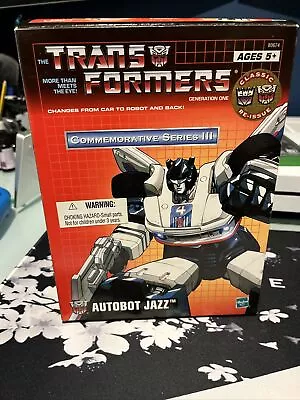 Buy Hasbro Transformers G1 Autobot Jazz Commemorative Reissue • 30£