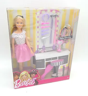 Buy Mattel Barbie Style Your Way / Hair Jewelry - Doll Doll - 2016 MISB NEW/ORIGINAL PACKAGING • 21.51£