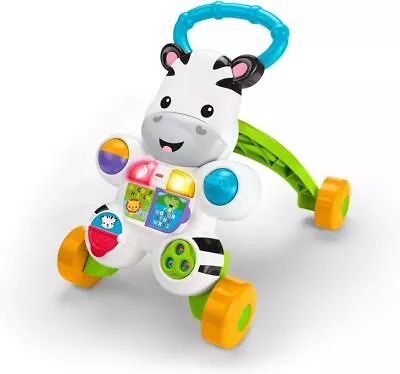 Buy Fisher-Price - Pushable First Step Zebra, Educational Electronic Toy... • 40.68£