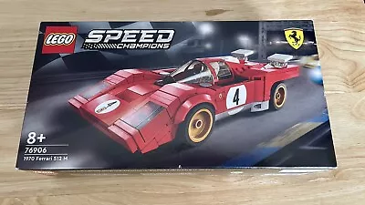 Buy LEGO Speed Champions 1970 Ferrari 512 M Sports Set 76906 - Brand New & Sealed • 19.99£