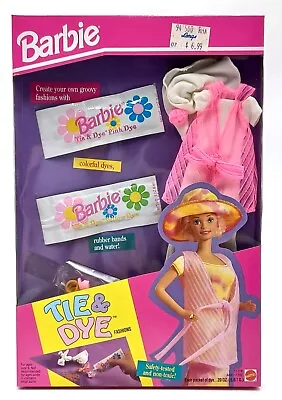 Buy 1993 Barbie Tie & Dye Rose Fashions / Batik Moden / Mattel 11278, NrfB • 30.64£