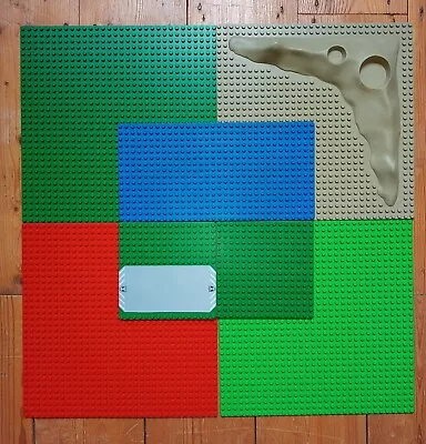 Buy Bundle Lego Baseplates 32x32 16x32 16x16 Planet Space, Grey, Green, Blue, Red • 22£