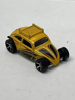 Buy Hot Wheels Custom Volkswagen Beetle Yellow Mattel 2015 Unboxed • 1.99£