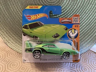 Buy Hot Wheels ‘69 Dodge Charger Daytona, Muscle Mania, Lime Green Short Card • 11£