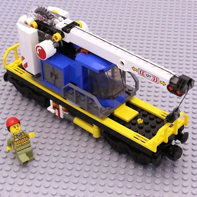 Buy Lego Train City Cargo Freight Crane Wagon Trailer Railway From 60198 NEW • 29.99£