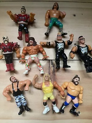 Buy Vintage Early 90s WWF Wrestlers (x9) Incl. Ultimate Warrior And Jake The Snake • 20£