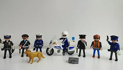 Buy Playmobil Police Officers, Figures, Criminal, Dog • 11.99£