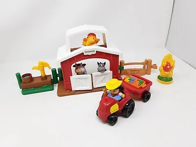 Buy Vintage 2002 Fisher Price Little People Discovering Animals At The Farm Playset • 15£