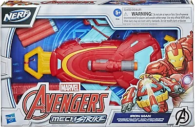 Buy NERF Marvel Avengers Mech Strike Iron Man Strikeshot Gauntlet • 24.99£