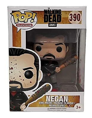 Buy The Walking Dead Bloody Negan Funko Pop Vinyl Exclusive Figure Blood Splattered • 79.99£