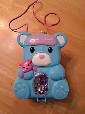 Buy Mattel Polly Pocket Sleepover Teddy Bear Compact  Micro Dolls Purse Toy Playset • 4.99£