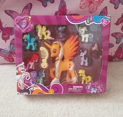 Buy Brand New In Box (BNIB)  My Little Pony  G4 Alicorn Applejack & Mini Figures • 25£