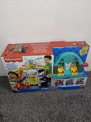 Buy Fisher- Price Little People Launch And Loop Raceway Playset (GMJ12) BOX DAMAGE • 38£