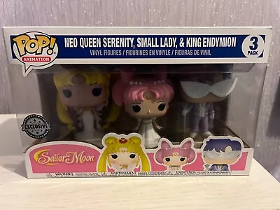 Buy Sailor Moon Funko 3 Pack  - Neo Queen Serenity, Small Lady, King Endyman • 70£
