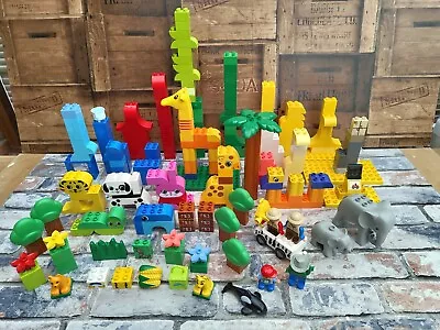 Buy Lego Duplo Zoo Animal And Bricks Bundle Giraffe Elephant Tiger • 29.95£