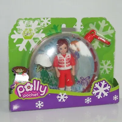 Buy Polly Pocket Lila Snow Much Fun Christmas Decoration Compact Mattel 2007 • 7.99£