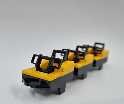 Buy Lego Roller Coaster Cars Moc For Set 10261 OR 10303 BLACK/YELLOW NEW (M11) • 19.99£