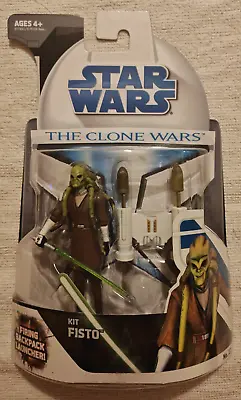 Buy Star Wars Kit Fisto Clone Wars No.27 Jedi Master Action Figure + Backpack New • 21.99£