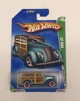 Buy Hot Wheels Super Treasure Hunt ‘37 Ford ‘Woody’ Mint In Protector Case • 35£