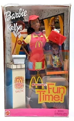 Buy 2001 Barbie Doll & Shelly (Kelly) McDonald's Fun Time Set / Mattel 29396, NrfB • 123.23£