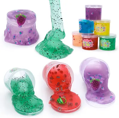 Buy Toys Gifts For 5-10 Year-Olds Girls: Clear Slime Set Kids Toy For Age 6 7 8 9 10 • 12.98£