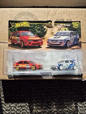 Buy Hot Wheels Premium 2 Pack '87 Ford Sierra Cosworth & '93 Ford Escort RS Cosworth • 28.99£