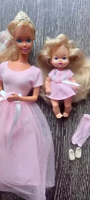 Buy Barbie Dancer And Shelly Kelly Couple In Fashion Avenue Matchin'sstyle Dresses • 39.06£